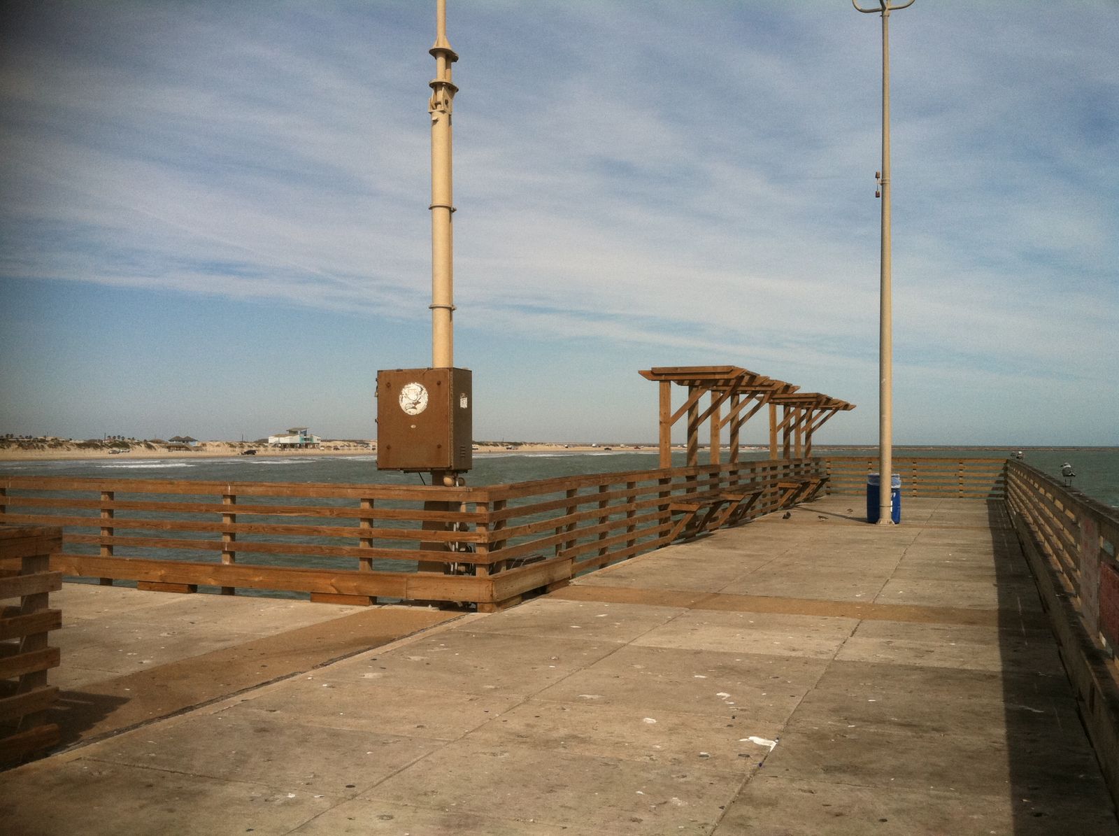 Horace Caldwell Pier on the Port Aransas north beach